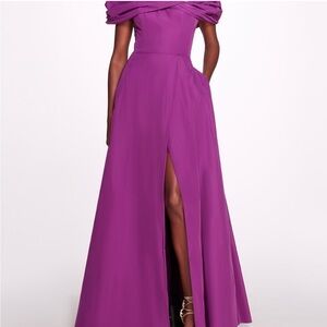 Marchesa Taffeta Gown